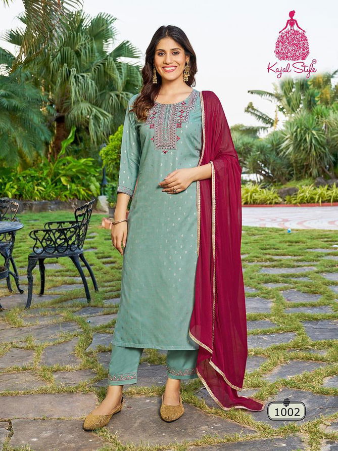 Rangrez Vol 1 By Kajal Style 1001 To 1004 Kurti With Bottom Dupatta Wholesalers In Delhi
